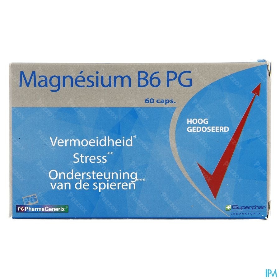 Magnesium B6 Pg Pharmagenerix Caps 60