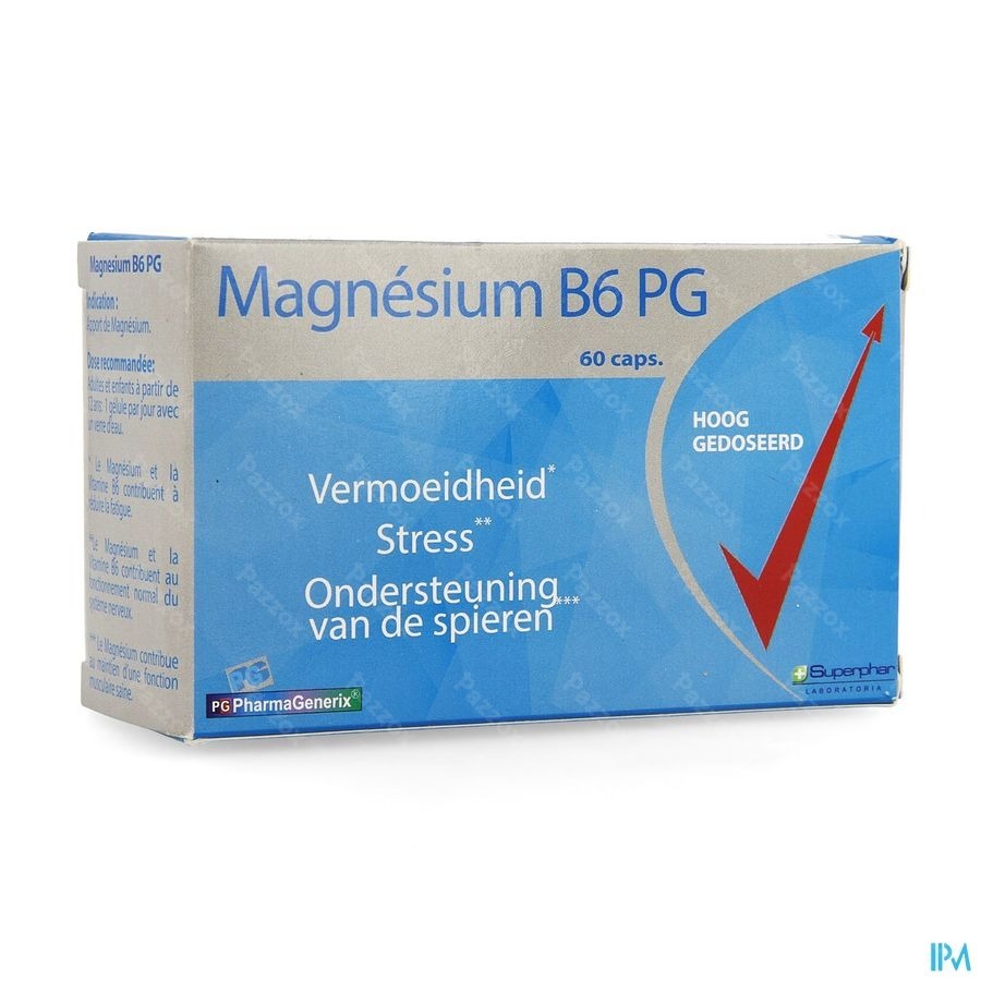 Magnesium B6 Pg Pharmagenerix Caps 60