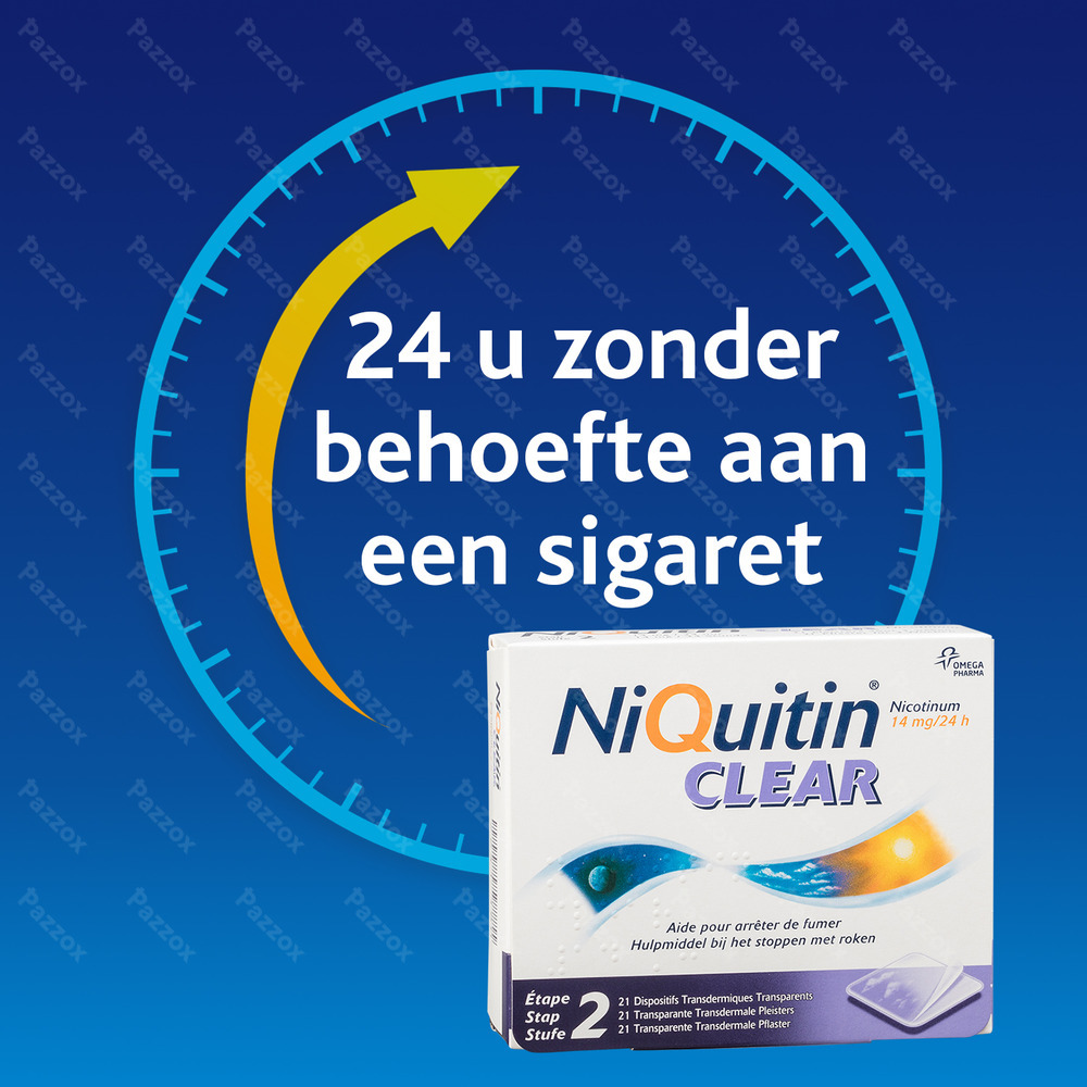Niquitin Clear Patches 21 X 14mg