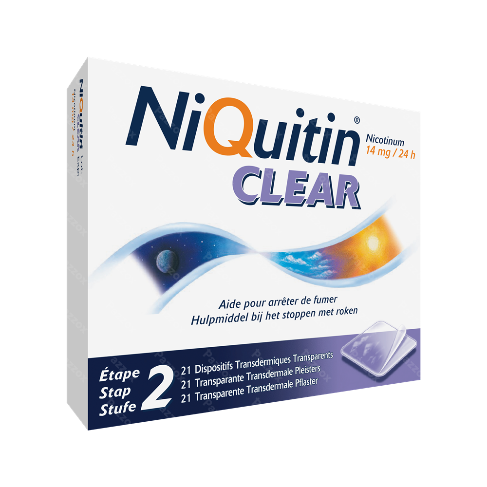 Niquitin Clear Patches 21 X 14mg