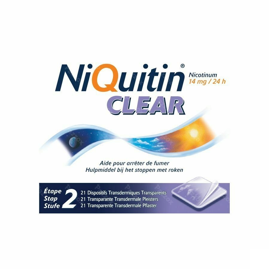 Niquitin Clear Patches 21 X 14mg
