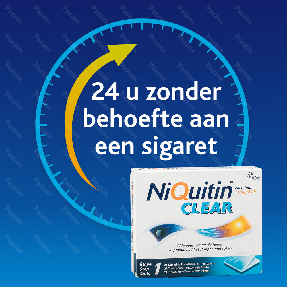 Niquitin Clear Patches 21 X 21mg