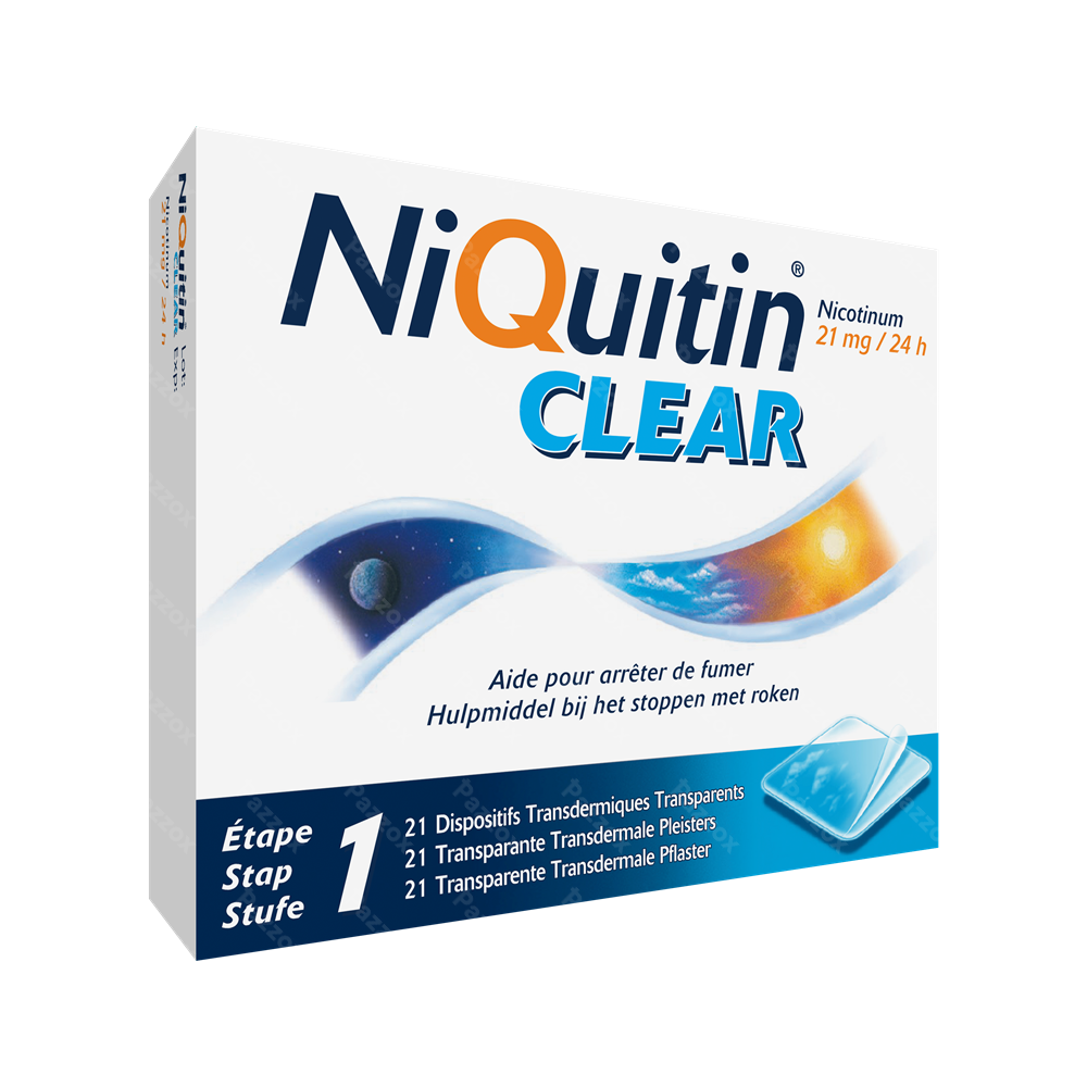 Niquitin Clear Patches 21 X 21mg