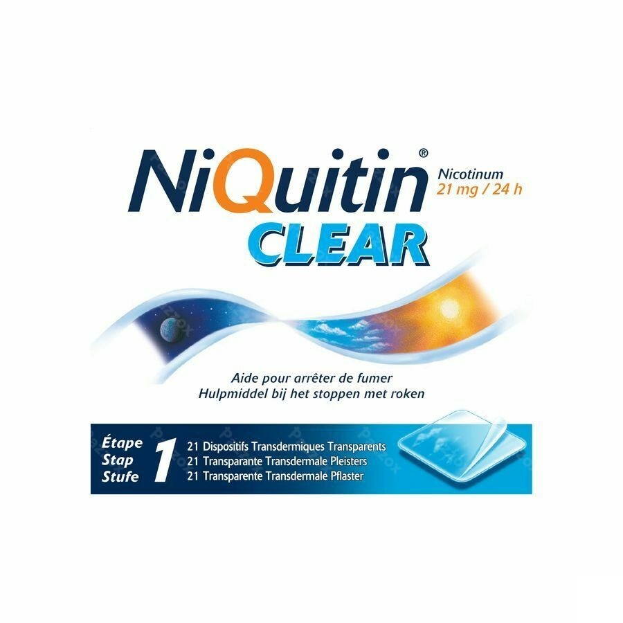 Niquitin Clear Patches 21 X 21mg