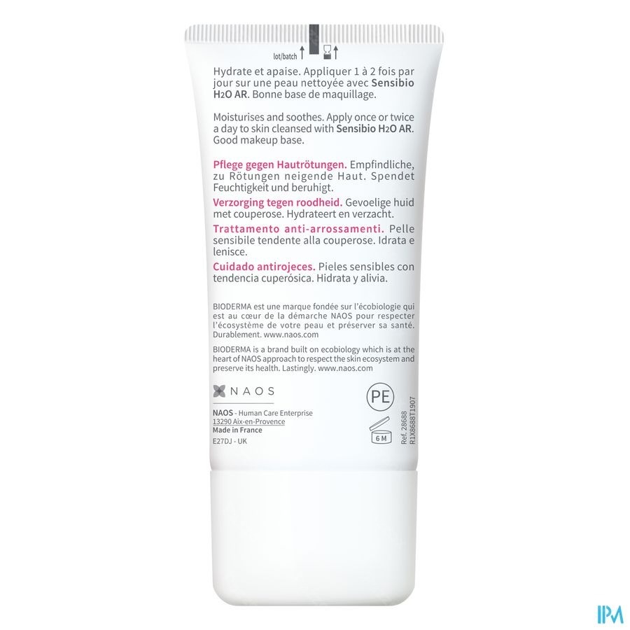 Bioderma Sensibio AR Crème Tegen Roodheid 40ml