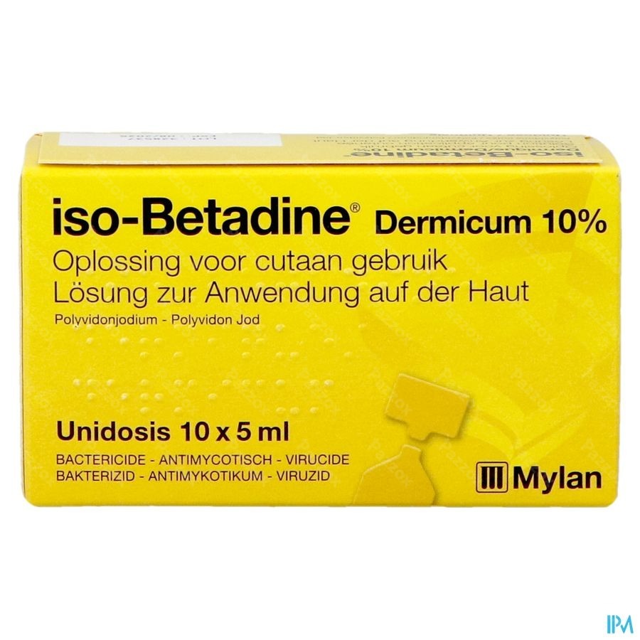 Iso-Betadine Dermicum 10% Unidose 10x5ml