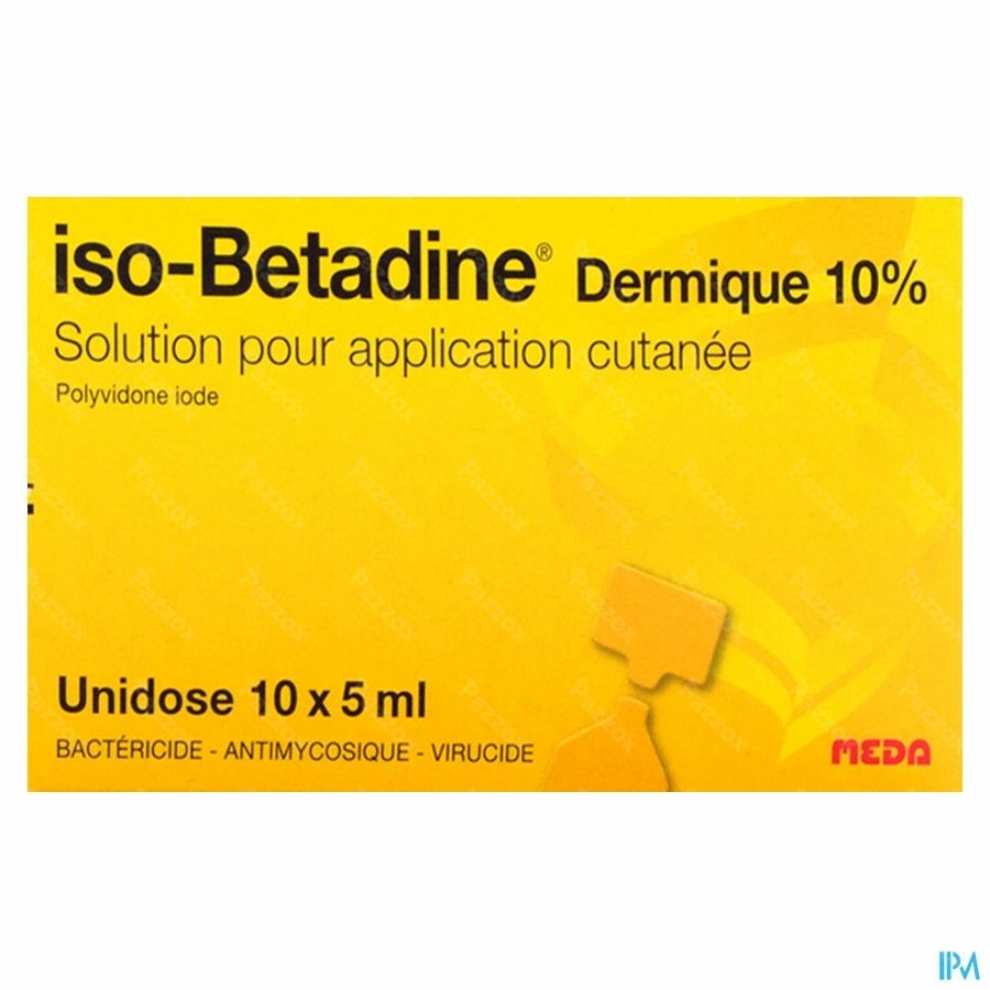 Iso-Betadine Dermicum 10% Unidose 10x5ml