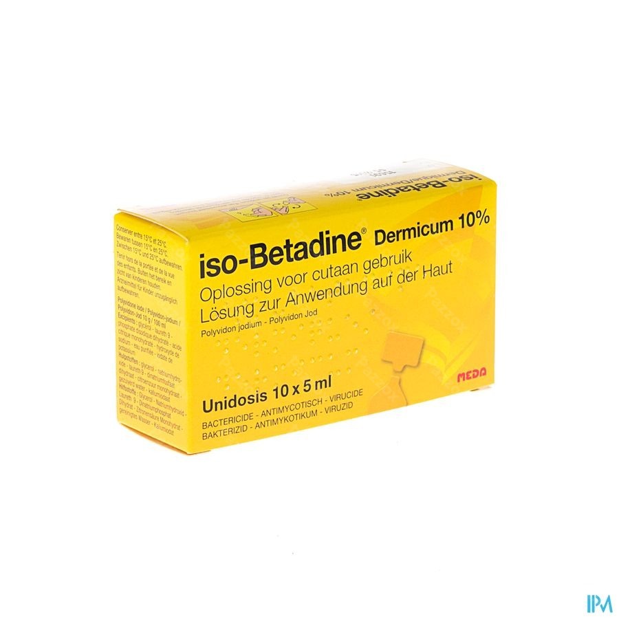 Iso-Betadine Dermicum 10% Unidose 10x5ml