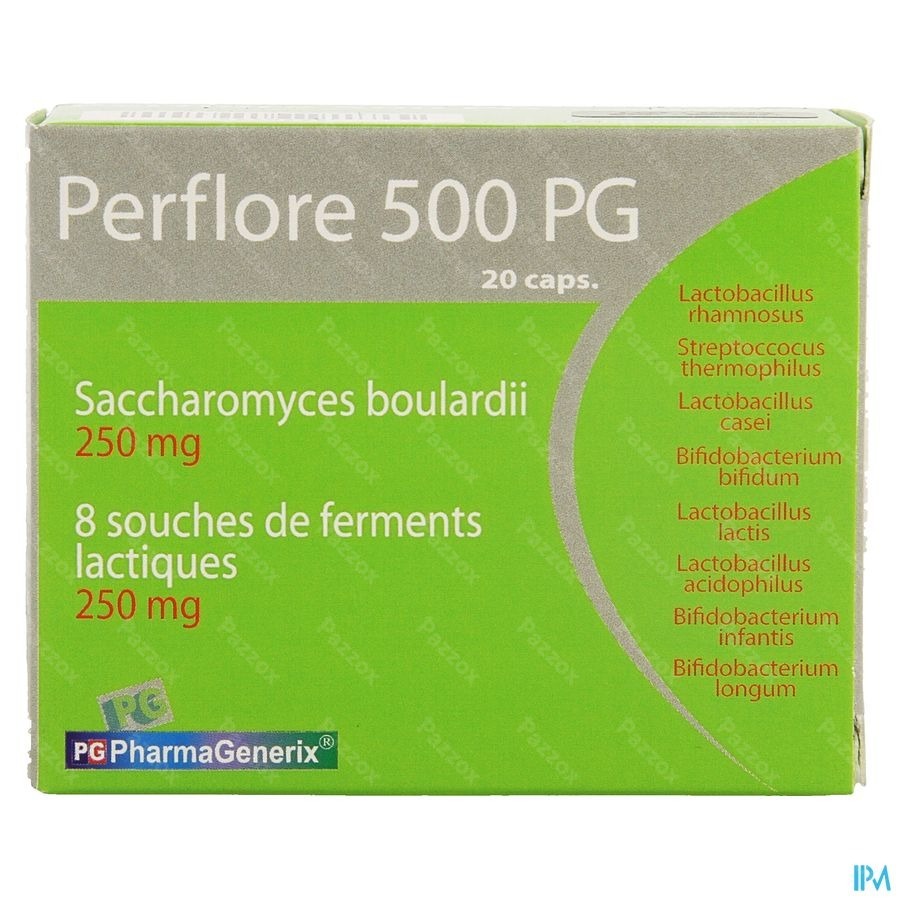 Perflore 500 Pg Pharmagenerix Caps 20