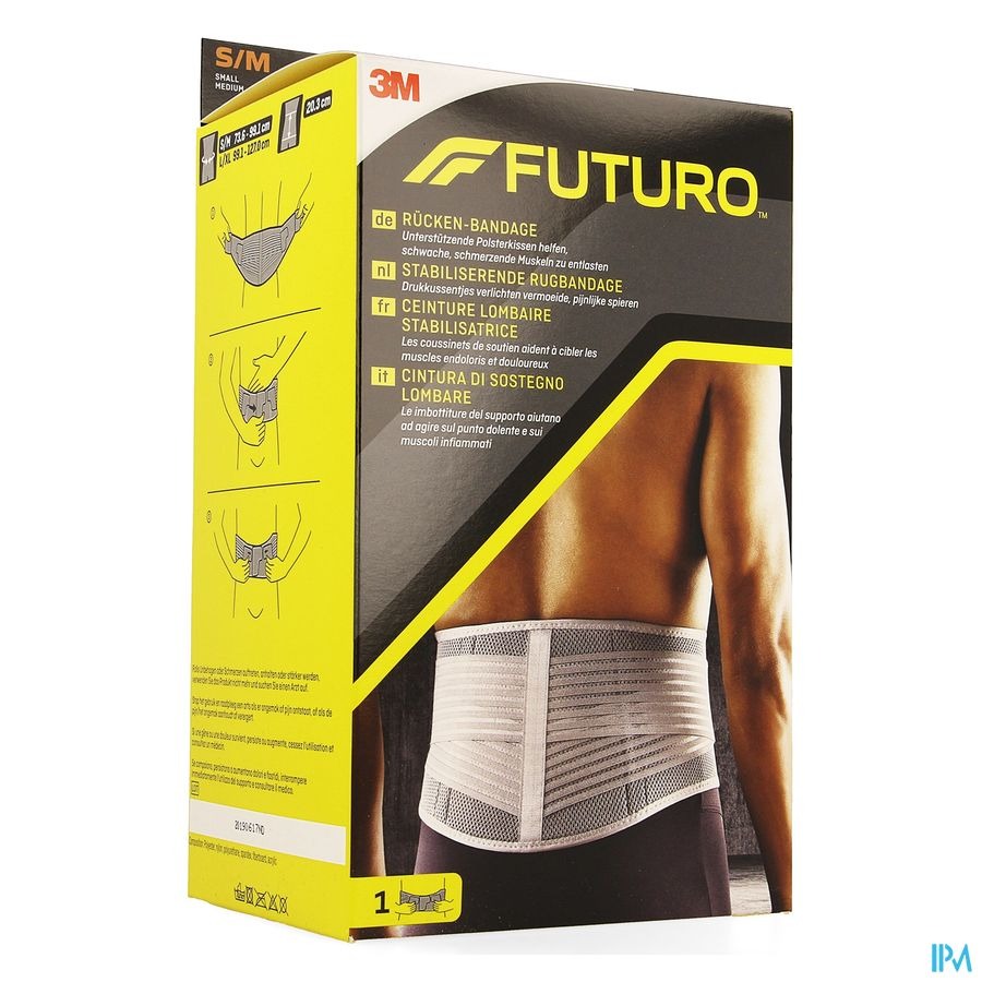 Futuro Stabiliserende Rugbandage 46815, Small - Medium