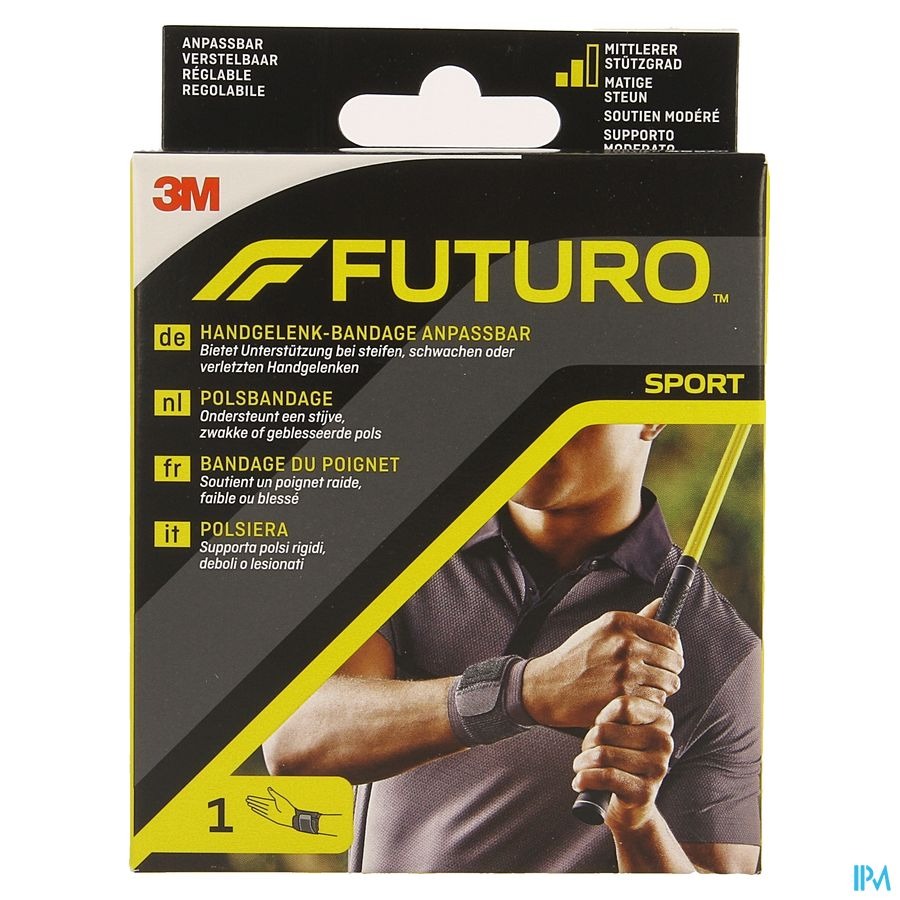 Futuro Polsbandage 46378, Zwart, Aanpasbaar