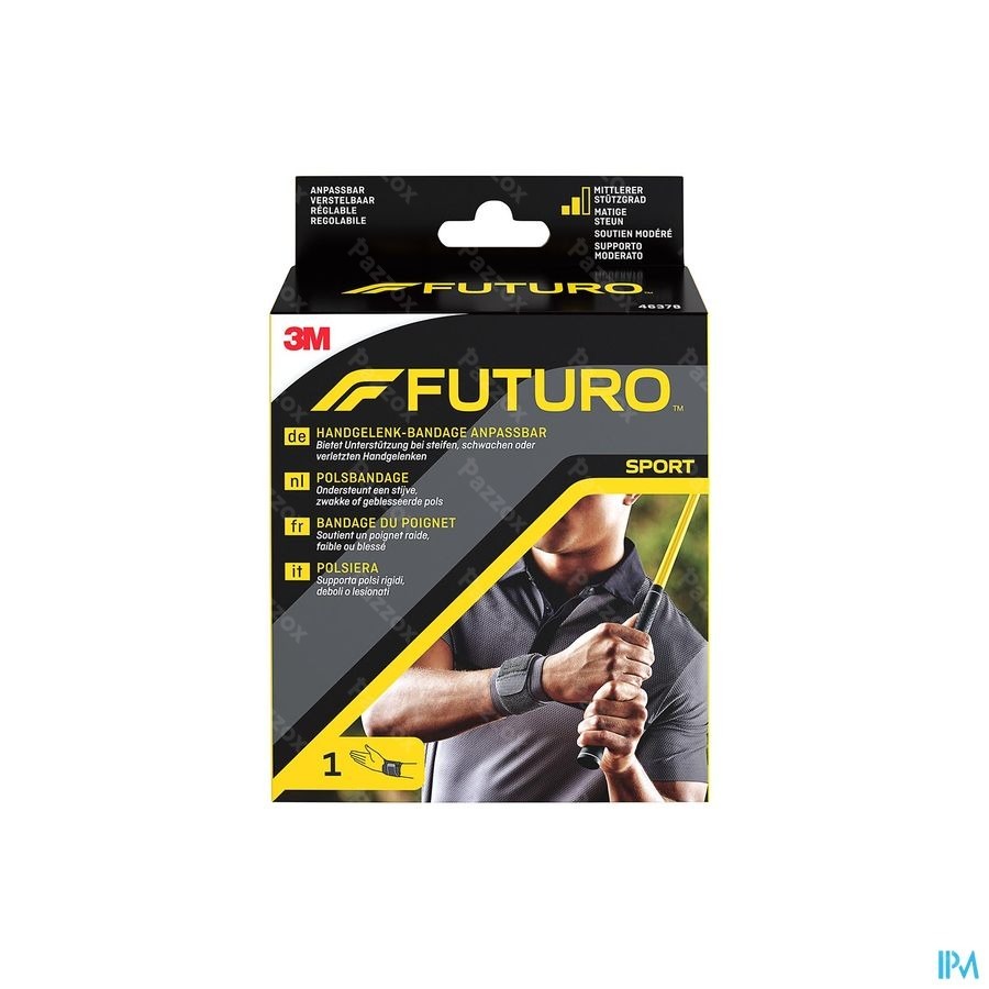 Futuro Polsbandage 46378, Zwart, Aanpasbaar