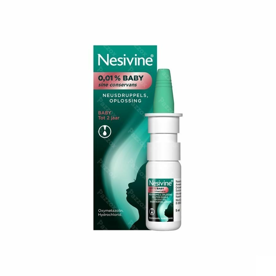 Nesivine 0,01% Sine Conservans Neusdruppels Baby 5ml
