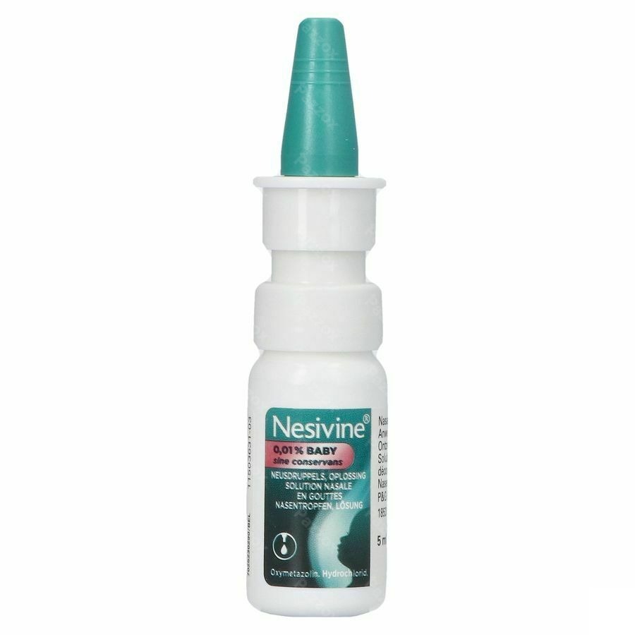 Nesivine 0,01% Sine Conservans Neusdruppels Baby 5ml