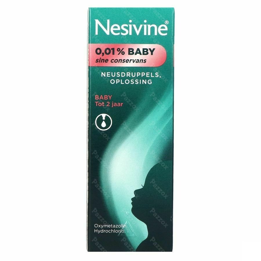 Nesivine 0,01% Sine Conservans Neusdruppels Baby 5ml