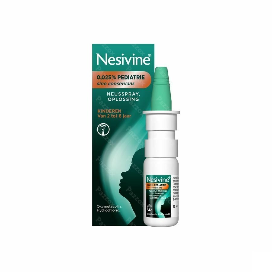 Nesivine 0,025% Sine Conservans Neusspray Kind 10ml