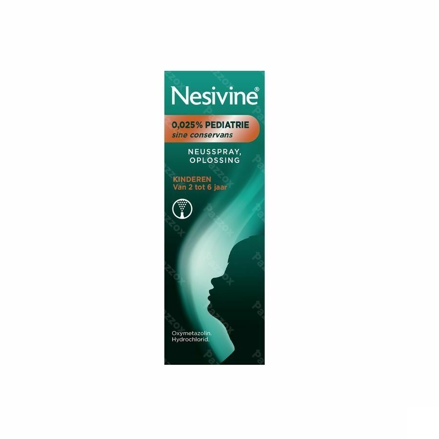 Nesivine 0,025% Sine Conservans Neusspray Kind 10ml