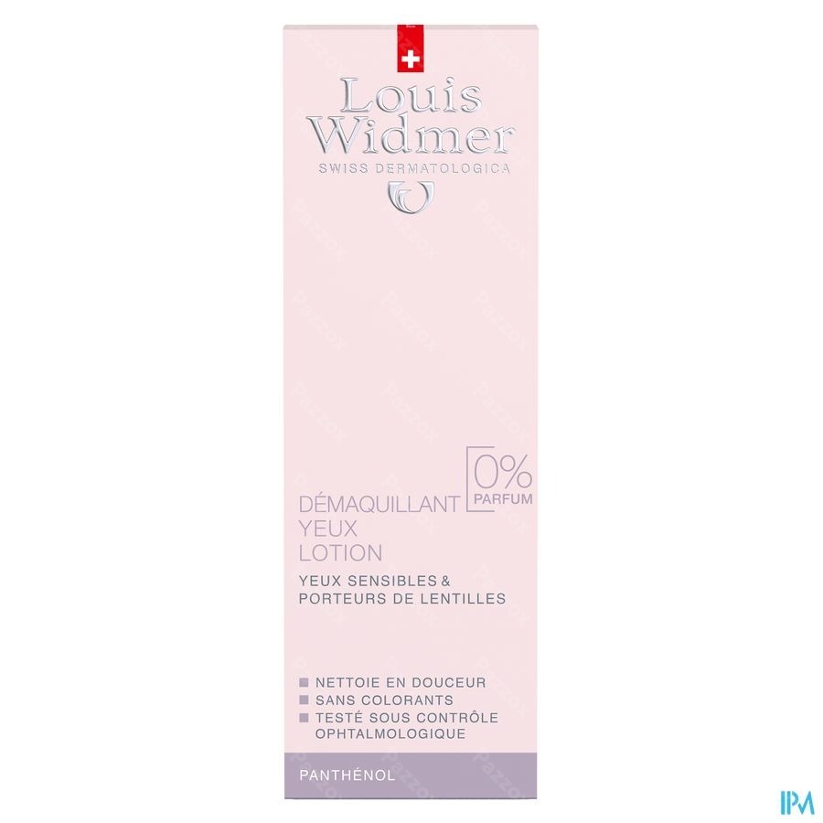 Louis Widmer Oogmake-up Reiniging Lotion Zonder Parfum 100ml