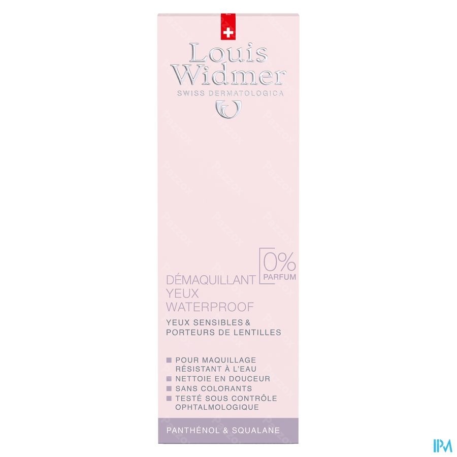 Louis Widmer Oogmake-up Remover Gevoelige Ogen Zonder Parfum 100ml