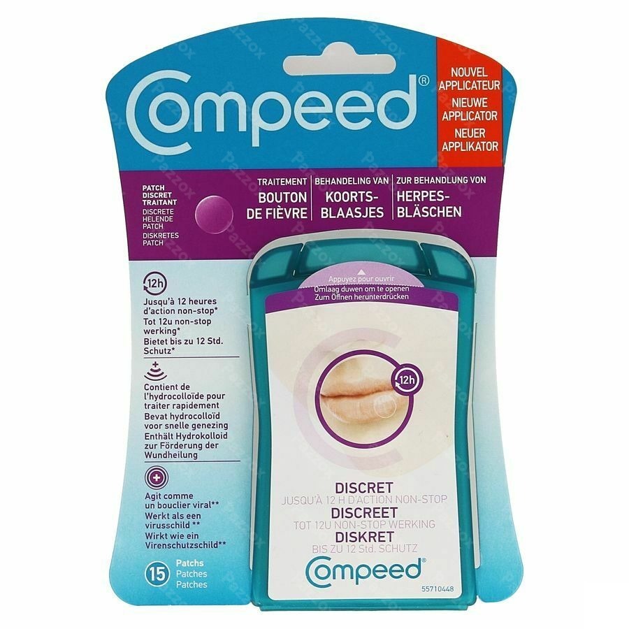 Compeed Patch Onzichtbaar Voor Koortsblaasjes 15