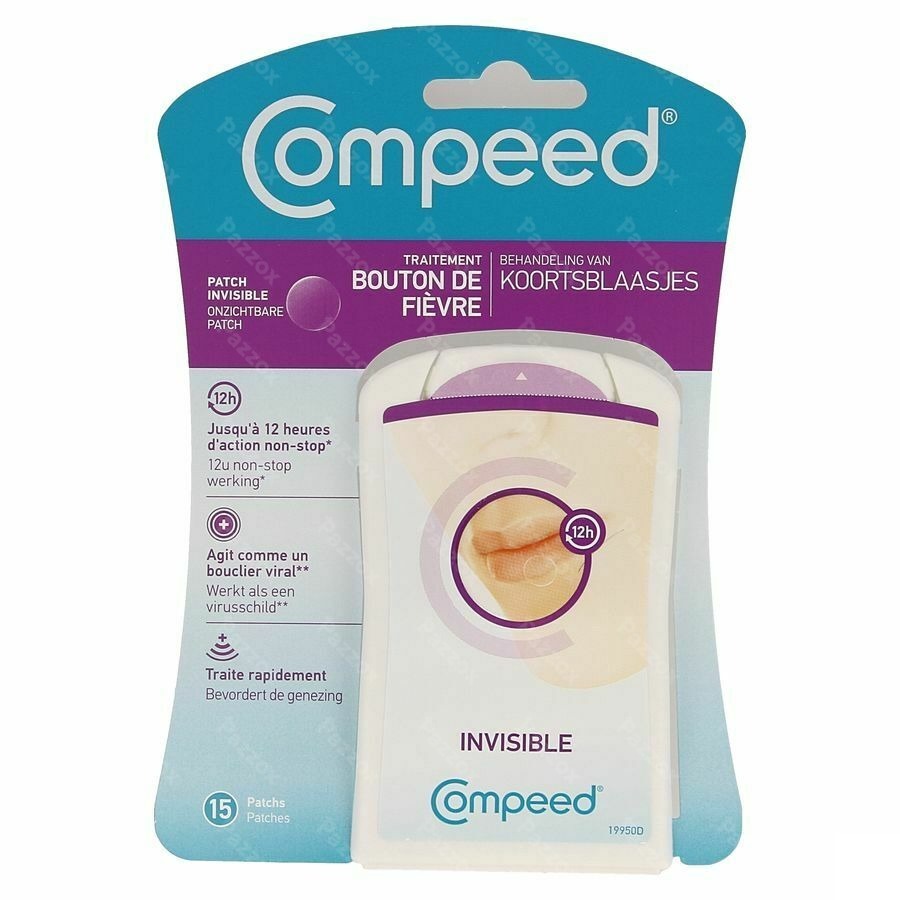 Compeed Patch Onzichtbaar Voor Koortsblaasjes 15