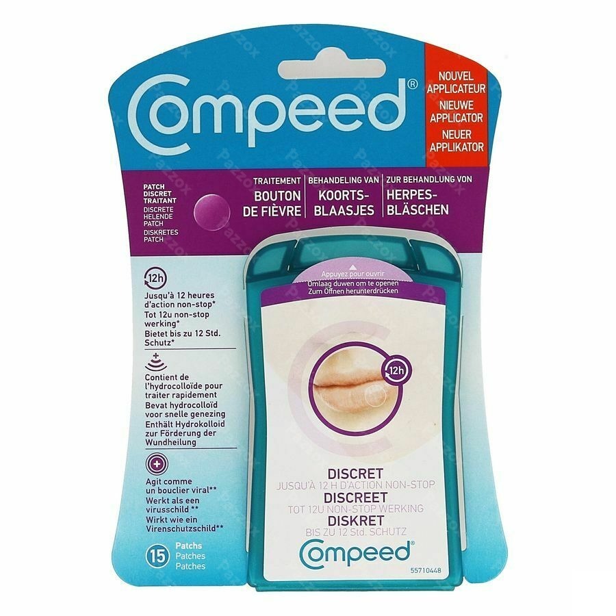 Compeed Patch Onzichtbaar Voor Koortsblaasjes 15