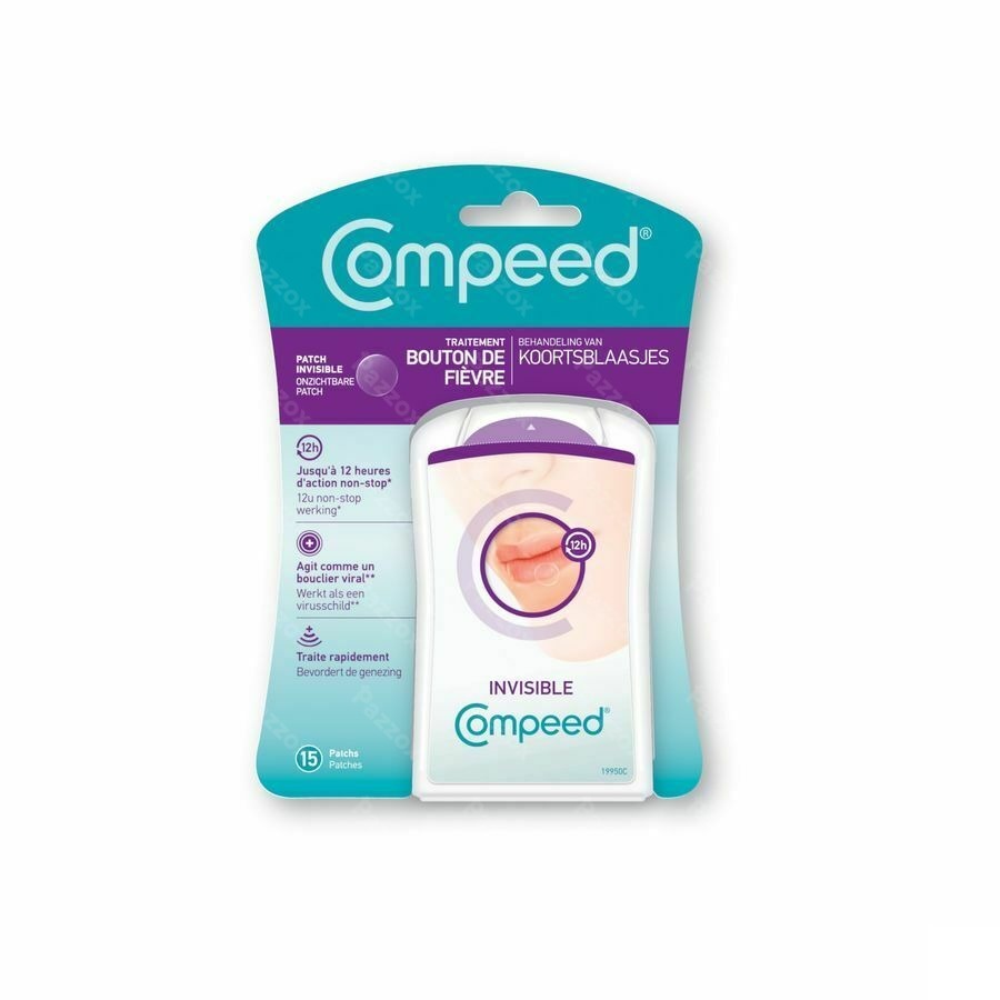 Compeed Patch Onzichtbaar Voor Koortsblaasjes 15