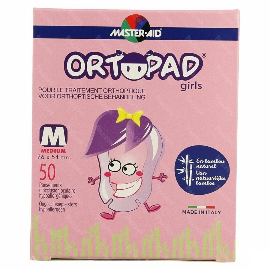 Ortopad For Girls Medium Oogkompres 50 73222