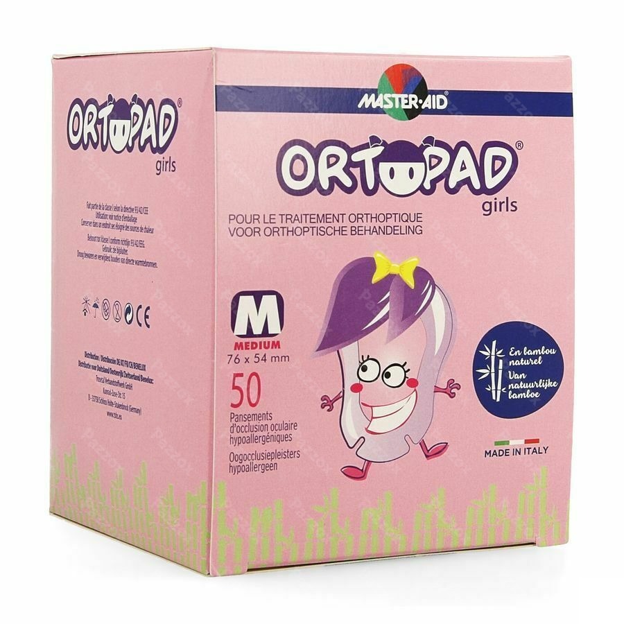 Ortopad For Girls Medium Oogkompres 50 73222