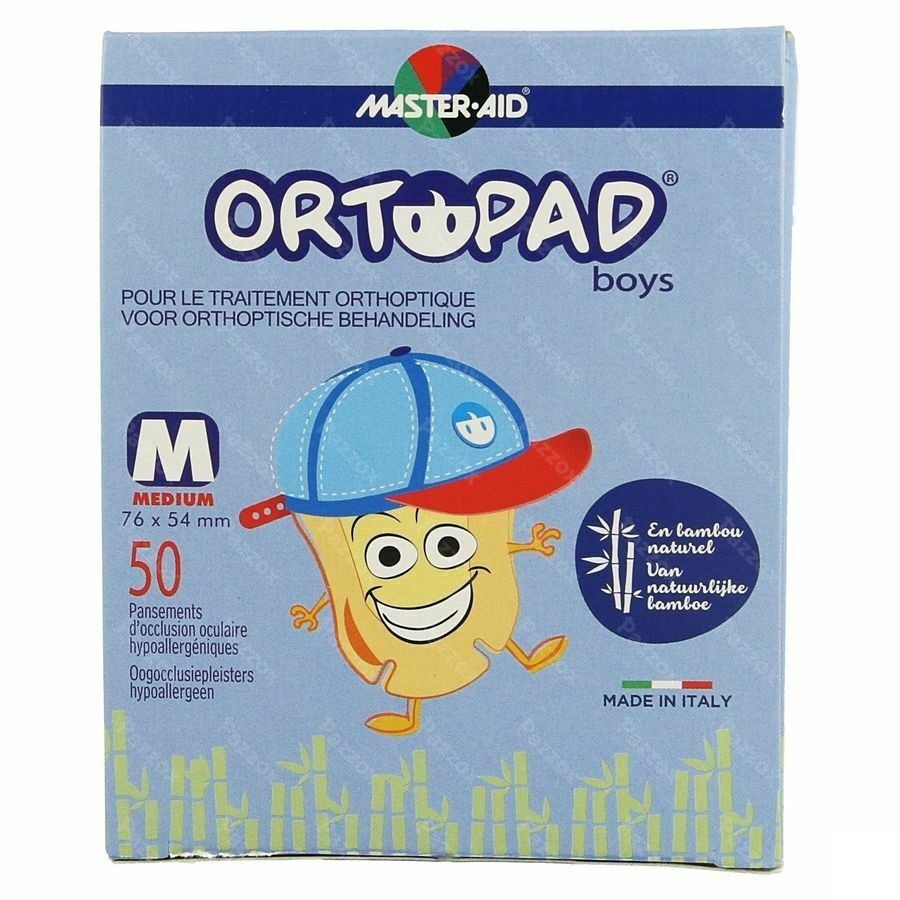 Ortopad For Boys Medium Oogkompres 50 73322