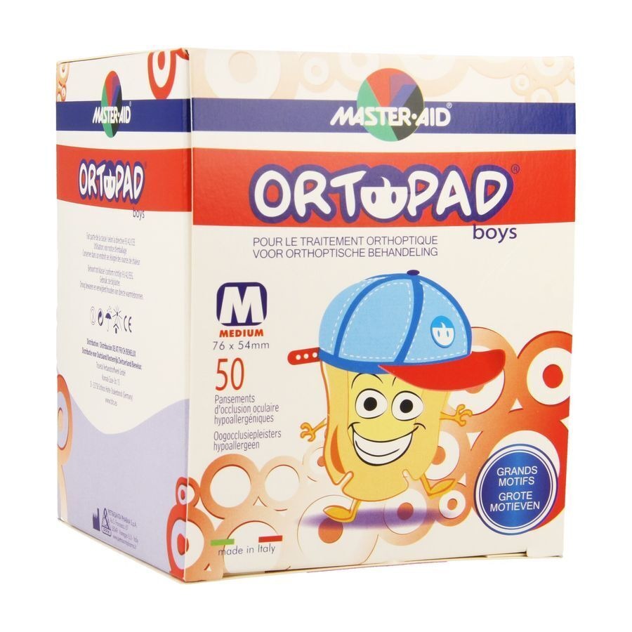 Ortopad For Boys Medium Oogkompres 50 73322