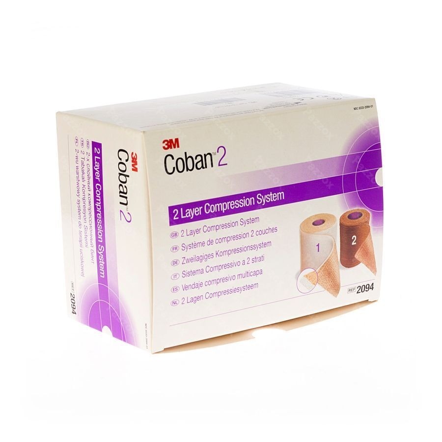 Coban 3m Kompressiesysteem 2lagen Rol 2 2094