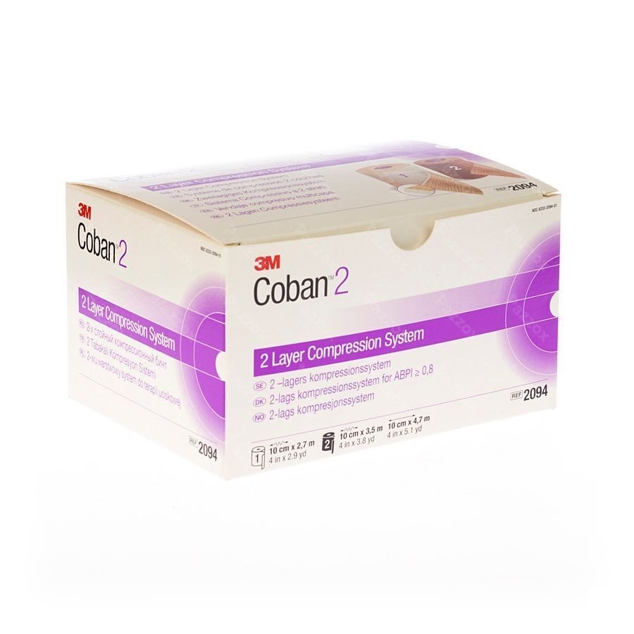 Coban 3m Kompressiesysteem 2lagen Rol 2 2094