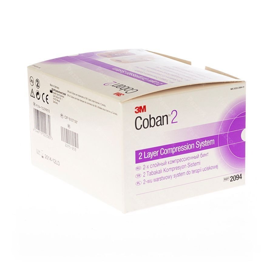 Coban 3m Kompressiesysteem 2lagen Rol 2 2094