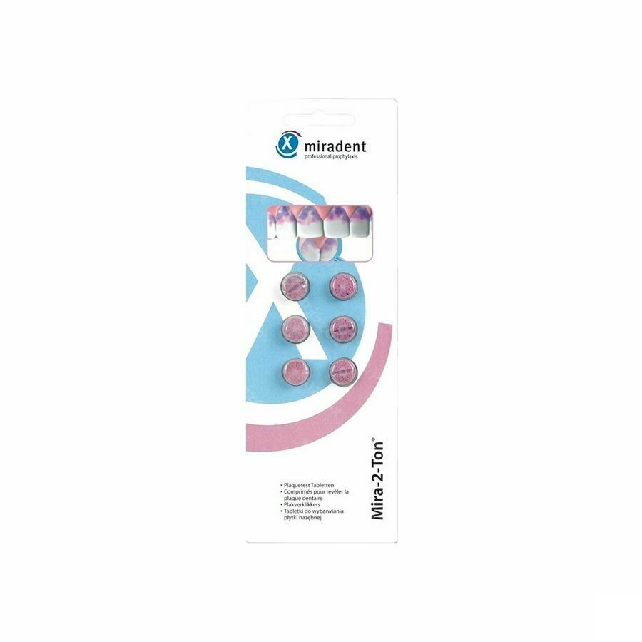 Miradent Tandplakverklikker 6 Tabletten