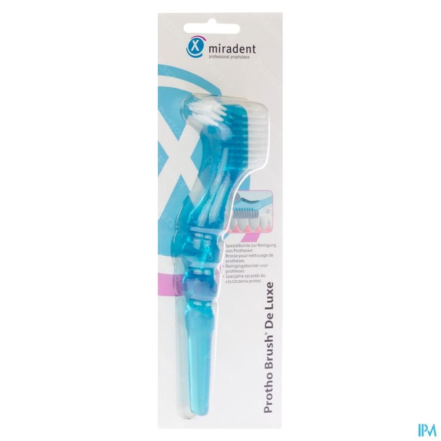 Miradent Tandprotheseborstel blauw