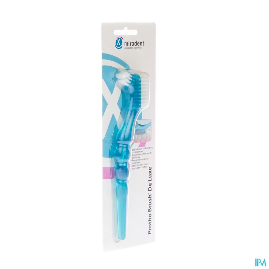 Miradent Tandprotheseborstel blauw