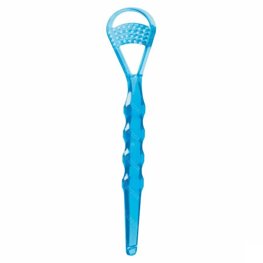 Miradent Tongschraper Deluxe Blauw