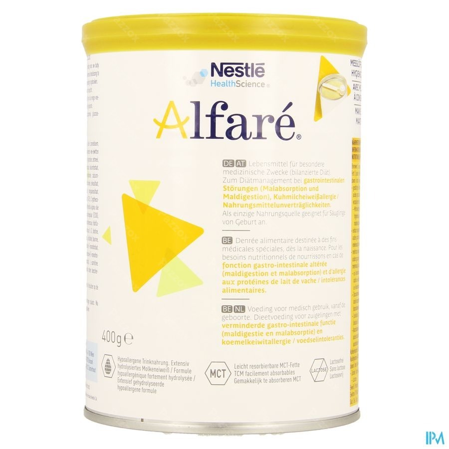 Alfare Poedermelk 1lftd 400g