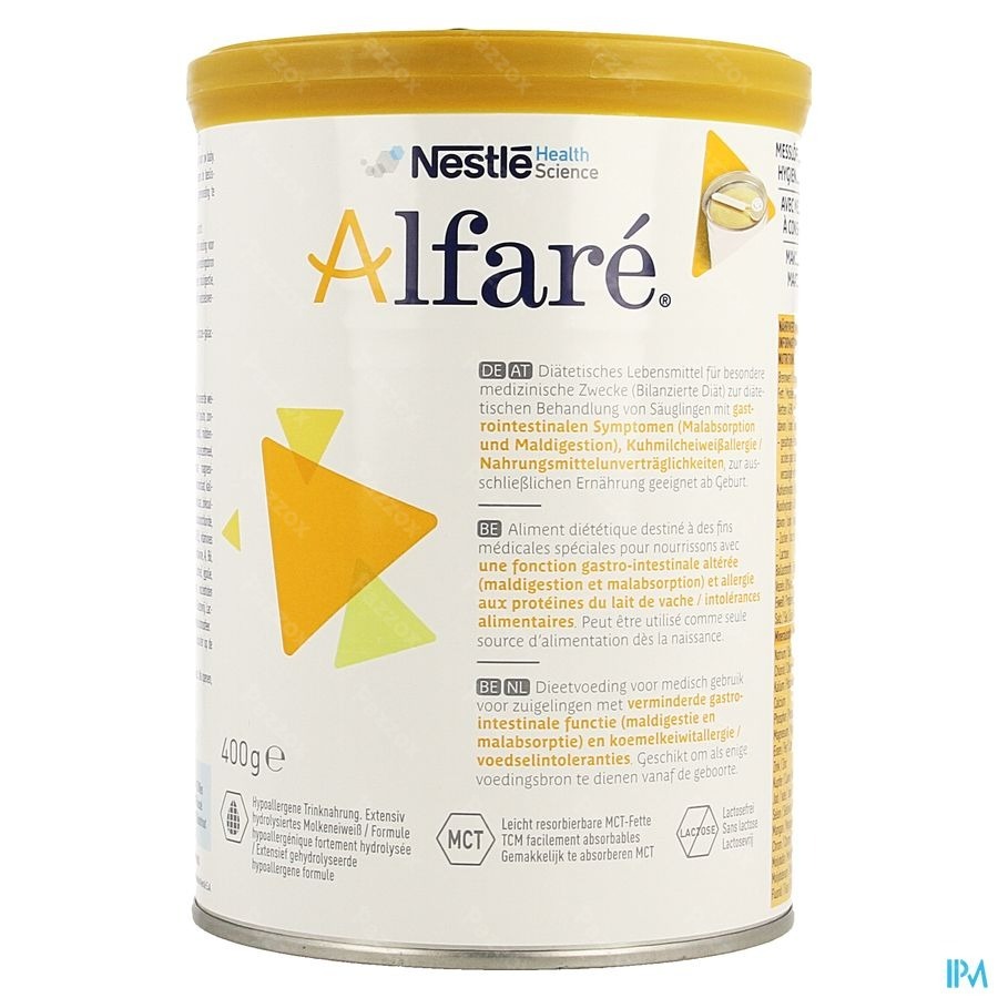 Alfare Poedermelk 1lftd 400g