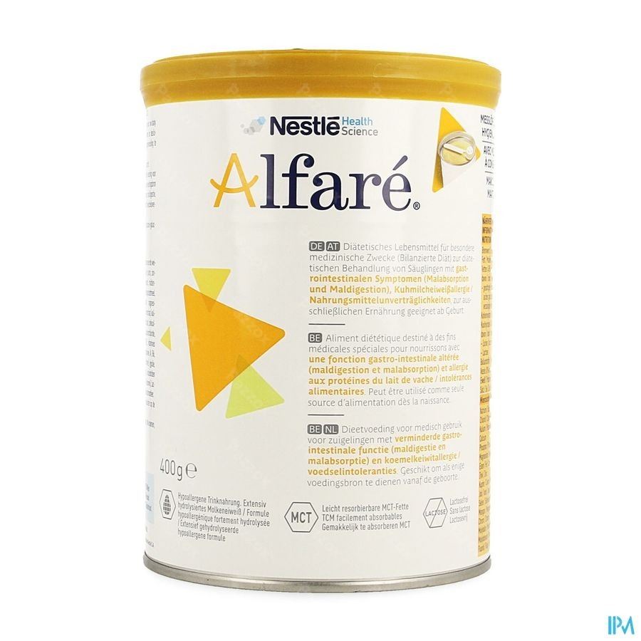 Alfare Poedermelk 1lftd 400g