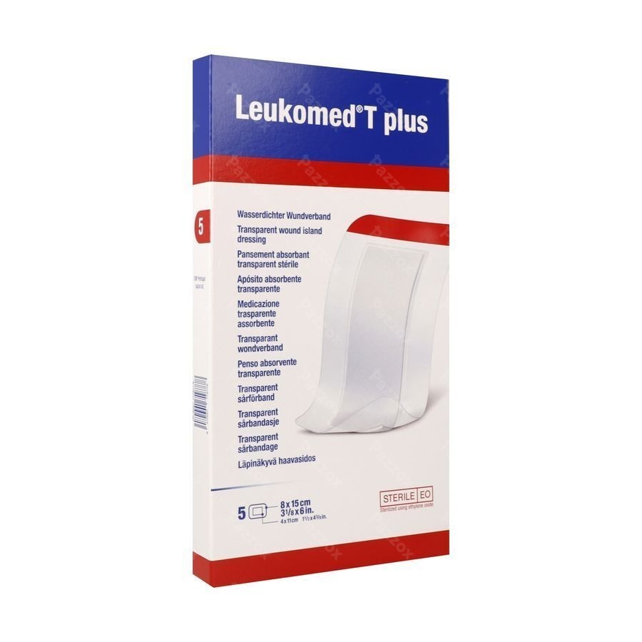 Leukomed T Plus Verb Ster 8,0cmx15cm 5 7238208