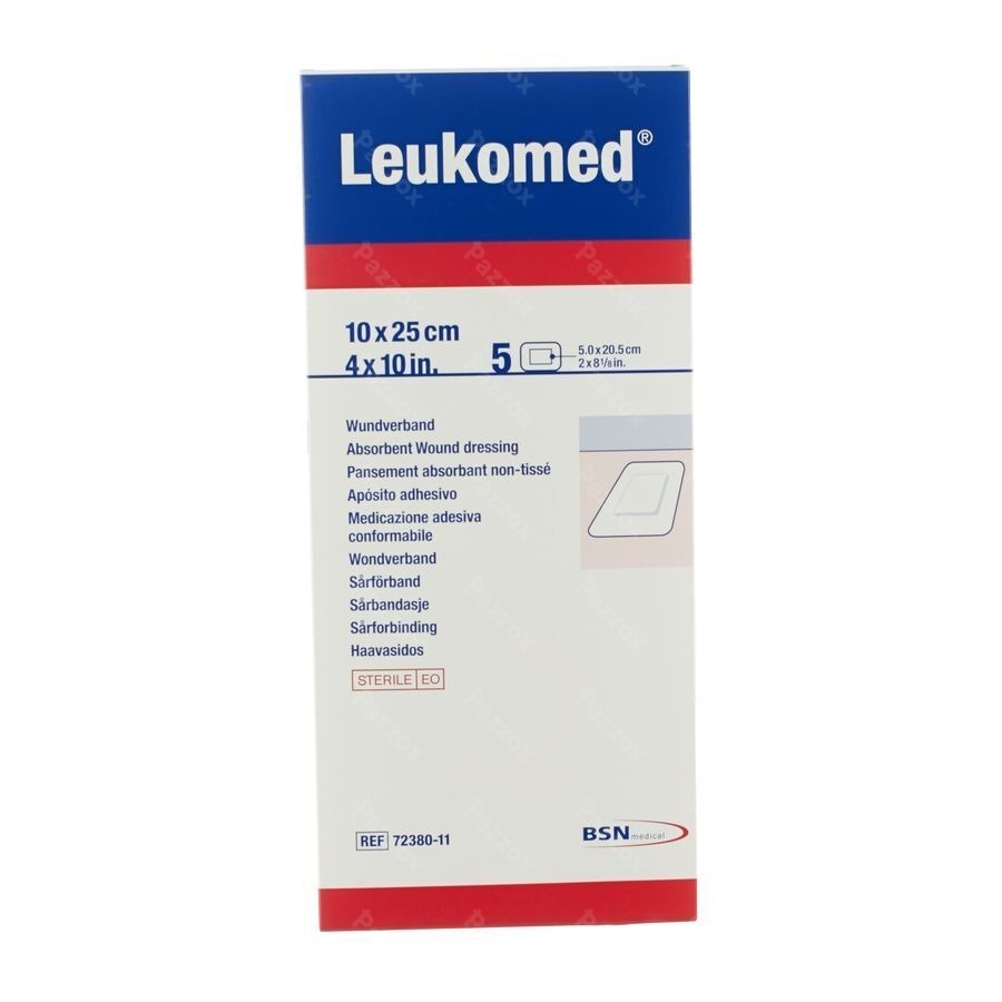 Leukomed Verband Steriel 10,0cmx25cm 5 7238011