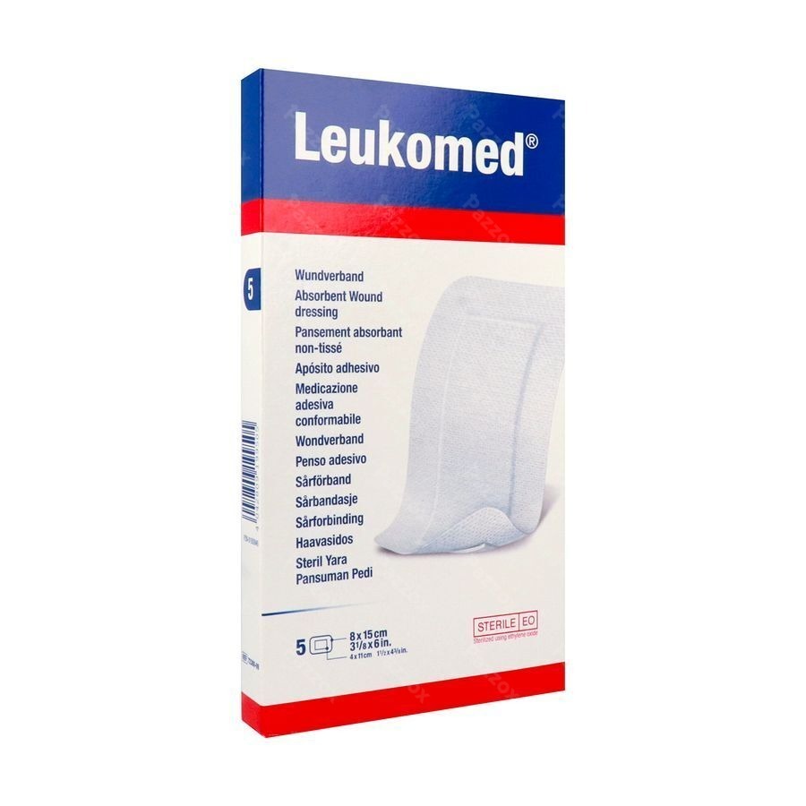 Leukomed Verband Steriel 8,0cmx15cm 5 7238009
