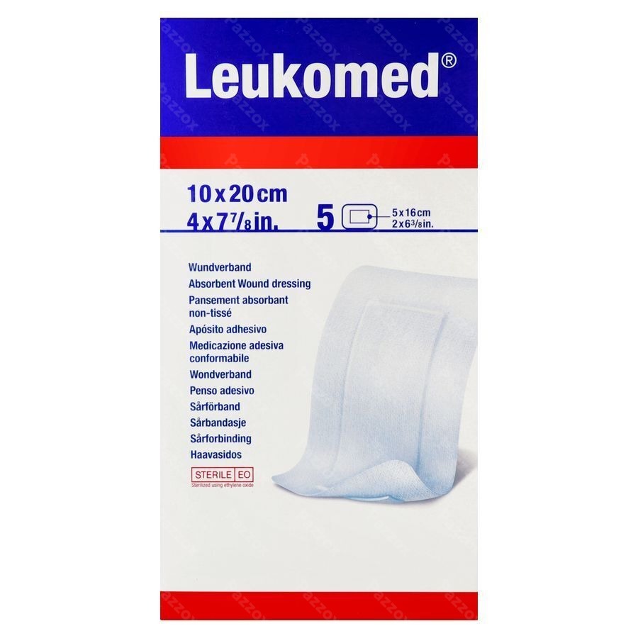 Leukomed Verband Steriel 10,0cmx20cm 5 7238010