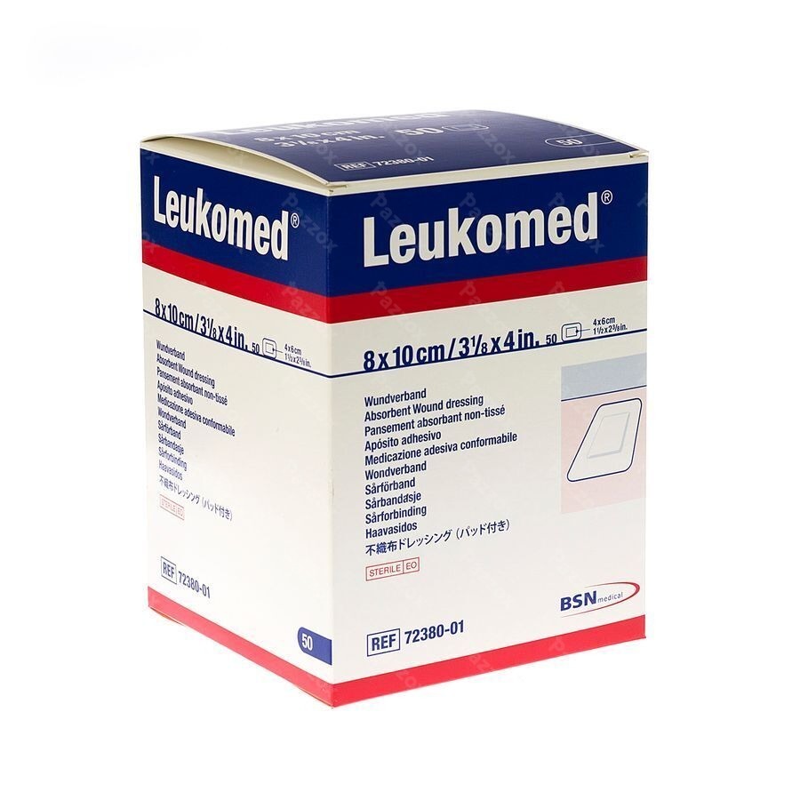 Leukomed Verband Steriel 8,0cmx10cm 50 7238001