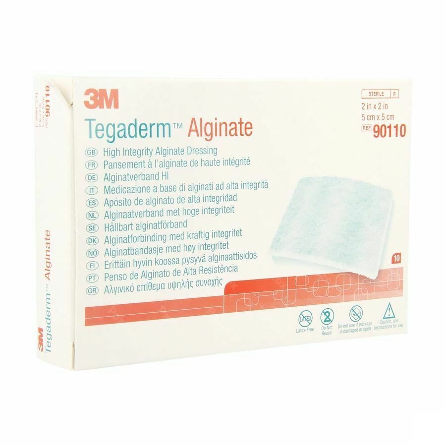 Tegaderm Alginate Steril 5cmx 5cm 10 90110