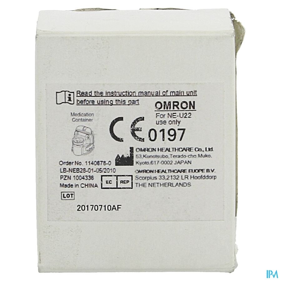 Omron Aerosol Medicatiecup Zonder Mesh Voor U22