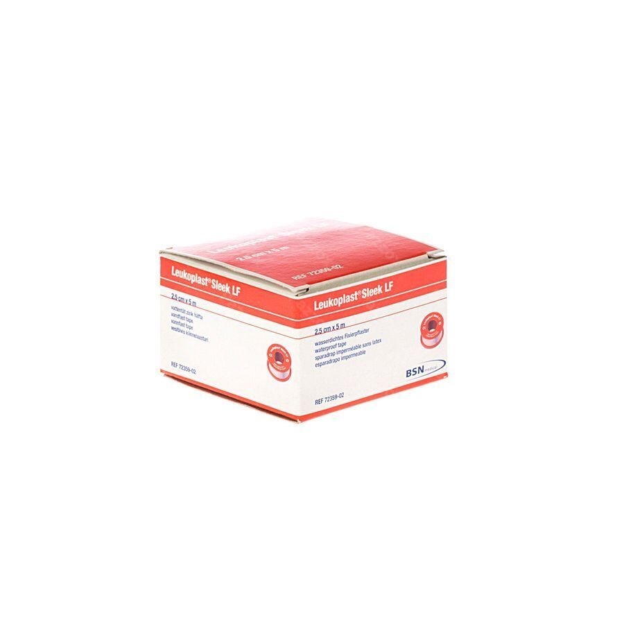 Leukoplast Sleek Spoel+deksel 2,50cmx5m 7235902