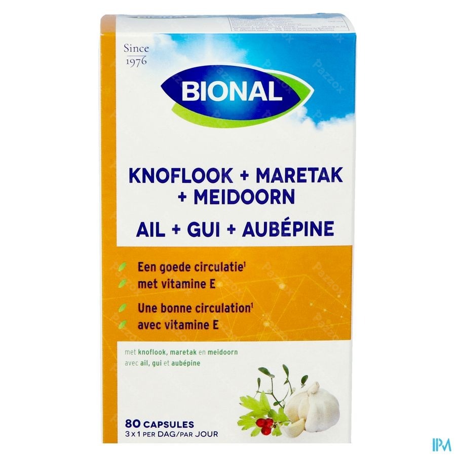 Bional Look-maretak-meidoorn-vit E Caps 80